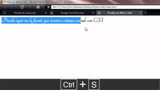 CSS Como poner cualquier tipografiafuente en tu web  FontFace [upl. by Hutchison]