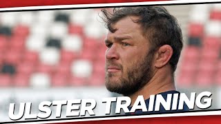 Duane Vermeulens first training session at Ulster Rugby [upl. by Debbie83]