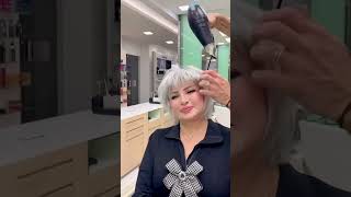 Short Multilayered Haircut for 55 years  Короткая Многослойная Стрижка за 55 лет haircut hair [upl. by Anura735]