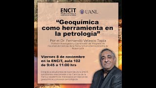 Conferencia Geoquímica como herramienta en la petrología [upl. by Nowd]