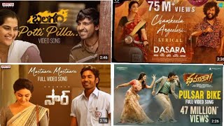 best movie songs in 2023 trending songs in Telugu DJ remix [upl. by Atinomar]