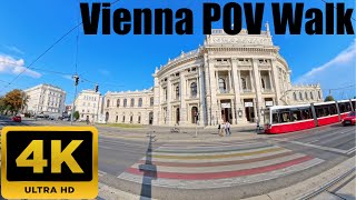 Vienna 4K POV Walk  Burgtheater  August 2024 [upl. by Odella]