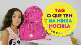 Volta as aulas Tag o que tem na minha Mochila Eloah e Diversão [upl. by Feucht]