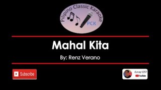 Mahal Kita By Renz Verano karaoke [upl. by Atinomar100]