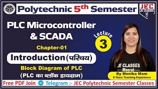 UPBTE Polytechnic Fifth 5th Semester PLC Microcontroller amp SCADA  JE CLASSES Meerut  3 [upl. by Nivalc2]