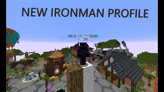 NEW Ironman Profile Hypixel Skyblock [upl. by Salkcin152]