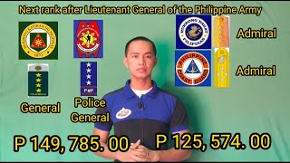 BASIC SALARY ng Police at Military Part 2 Commissioned Officers [upl. by Nodarse439]