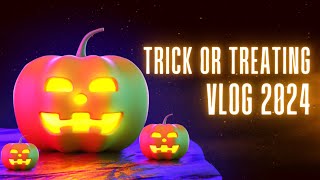 Trick or treating vlog 2024 with my friends Jason and Jacob [upl. by Maurita]