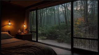 Rain Sounds For Sleeping 100 Instantly Fall Asleep With Rain And Thunder Sound At Night f046 [upl. by Dippold]