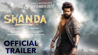 Skanda Official Trailer  Ram Pothineni  Sree Leela  Boyapati Sreenu  Skanda Teaser  Skanda Song [upl. by Eimoan]