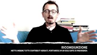 Ricongiunzione mettere in ordine i contributi versati [upl. by Dryden497]