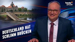 Kaputte Brücken und Straßen Deutschland bröckelt vor sich hin  heuteshow vom 20092024 [upl. by Atirak482]