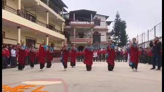 Beautiful Welcome Dance  Snowland Ranag Light of Education School [upl. by Eizzo]