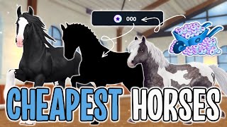 TOP 10 CHEAPEST GEN 3 HORSE BREEDS IN STAR STABLE 2024 [upl. by Enale133]