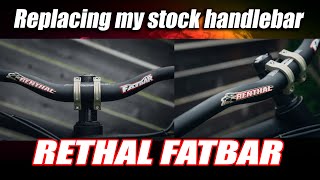 IINSTALLING RENTHAL FATBAR HANDLEBAR [upl. by Lamont426]