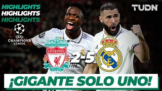 Highlights  Liverpool 25 Real Madrid  Champions League 202223  8vos  TUDN [upl. by Kuhlman]