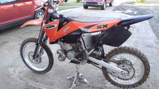 2002 KTM 250SX [upl. by Eelrahs]