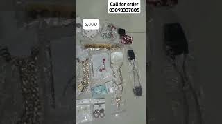 Jewellery call for order 03093337805 [upl. by Ahsenal]