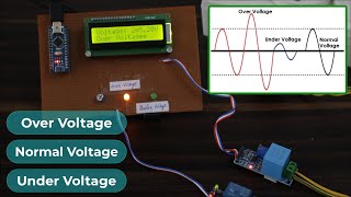 AC Over Voltage amp Under Voltage Protection amp Monitoring System with Arduino amp ZMPT101B [upl. by Pride844]