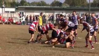 Rugby C1  Cernusco vs Rho  02102016 1° tempo [upl. by Eldora867]