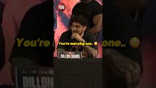 Dillon Danis roasts Logan Paul’s fiancé to his face 😳 [upl. by Mellen]