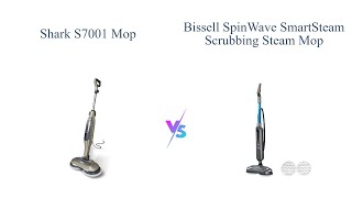 Shark S7001 vs BISSELL SpinWave SmartSteam 😱 Which Steam Mop is Better [upl. by Aicinoid610]