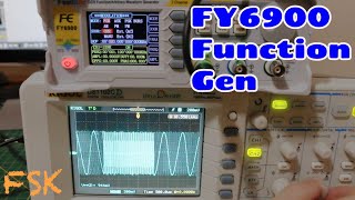 Feeltech FY6900 60MHz Arbitrary Function Generator Tryout [upl. by Barret]