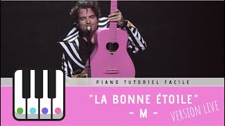 La bonne étoile de M  Piano tutoriel facile [upl. by Amalburga]