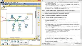 10233 Packet Tracer  FTP [upl. by Cottle]