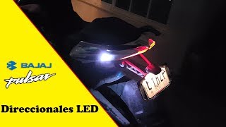 DIRECCIONALES LED MODIFICADAS TUTORIAL  PULSAR 200NS [upl. by Brooke]