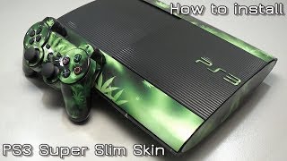 How to install our PS3 Super Slim Skin [upl. by Ramalahs]