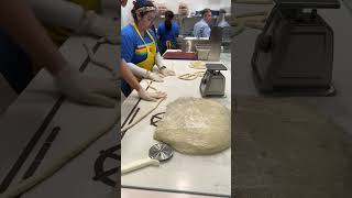 Nothing more satisfying than watching fresh Wetzel’s Pretzels being made 🥨 [upl. by Relluf]