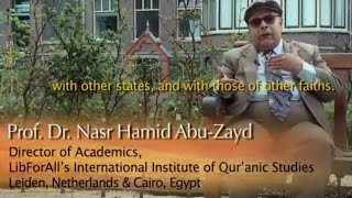 Dr Nasr Hamid Abu Zayd 1943 2010 نصر حامد أبو زيد [upl. by Eillo]