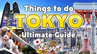 Things to do in Tokyo Japan  Ultimate Travel Guide  Shibuya Shinjuku Tsukiji Ginza Asakusa [upl. by Atled]