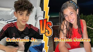 Cristiano Ronaldo Jr CR7s Son VS Delfina Suárez Luis Suárezs Daughter Transformation ★ 2023 [upl. by Ringo]