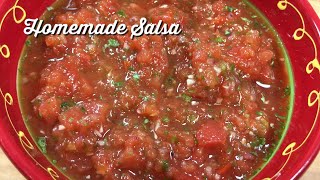 Homemade Salsa  Easy Salsa Recipe  MOLCS Easy Recipes [upl. by Kajdan474]