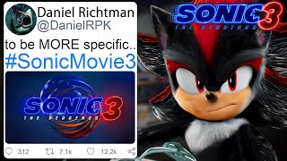 NEW Sonic Movie 3 JULY TRAILER UPDATE release date [upl. by Crudden402]