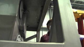 Emptying a spouted bulk bag using an air wand [upl. by Mixam488]