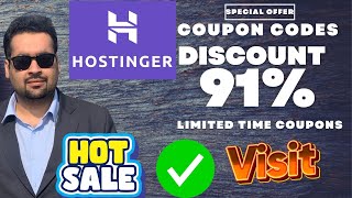 Hostinger Coupon Codes 2024 91 Discount Code Coupon [upl. by Ricard]