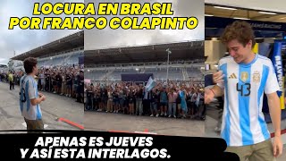 Locura Argentina en Brasil Es jueves y así está interlago por Franco Colapinto F1 radio [upl. by Elyn]