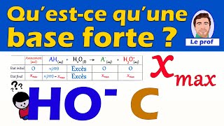 Une BASE forte dans lEAU partie 1  Physique chimie  Lycée [upl. by Ripleigh]