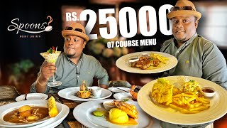 රු25000ක් දීලා කාපු කෑම  Best Fine Dining Experience in Colombo [upl. by Egiaf]