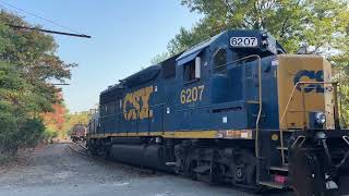 Fall Colors Along the Conrail Enterprise Branch 101324 [upl. by Harden]