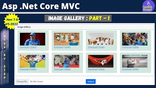 How to Design Image Gallery in ASPNET CORE MVC  Image Gallery with aspnet Core MVC 70 [upl. by Smeaj433]