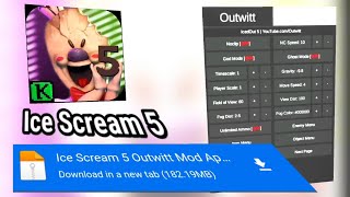 Ice Scream 5 Outwitt Mod Gameplay With Download Link l Ice Scream 5 Outwitt Mod Download Link [upl. by Lantha]