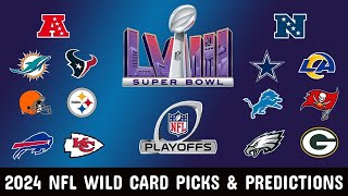 My NFL WIld Card Picks 2024 [upl. by Sloane980]