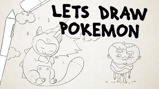 LETS DRAW POKÉMON [upl. by Mychael146]