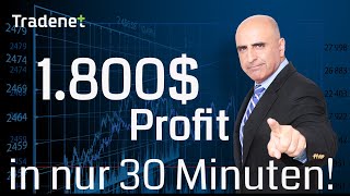 Online Aktienhandel  1800 in 30 Minuten Day Trading [upl. by Bainbrudge941]