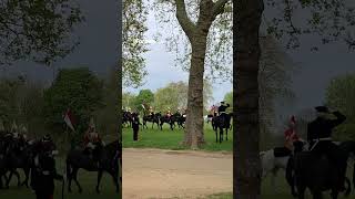 More than 150 horses take part in Household Cavalry inspection [upl. by Leeban]