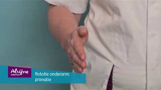 Hand en Polscentrum  Oefening rotatie onderarm pronatie [upl. by Amena]